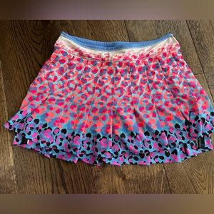 Lucky in love multi colored leopard skirt